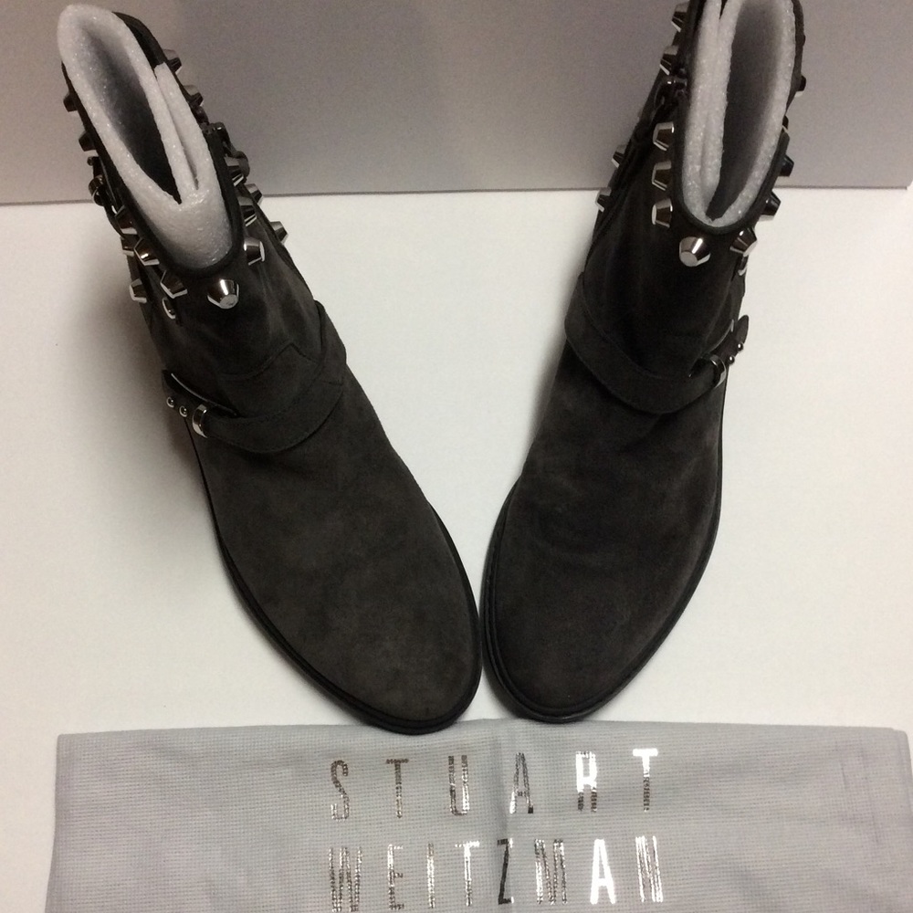 Stuart Weizman Studded Bootie Gowest Londra Suede - image 2